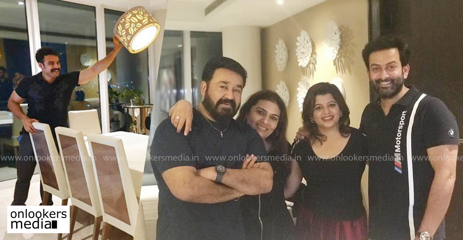 mohanlal tovino prithviraj celebrate success of lucifer