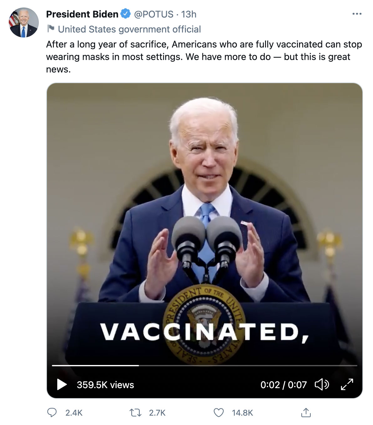 President Joe Biden