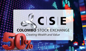 මාස 10කදී කොටස් වෙළෙඳපොළ 50%කින් ඉහළට