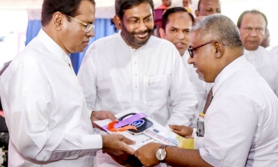 ත‍්‍රස්තවාදය විනාශ කර යහපත් සාමකාමී රටක් ගොඩනැඟීමේ වගකීම අවංකව ඉටුකරනවා;ජනපති (වීඩියෝ)