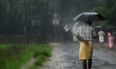 දිවයිනේ බොහෝ ප්‍රදේශවලට වැසි හෝ ගිගුරුම් සහිත වැසි....(වීඩියෝ)