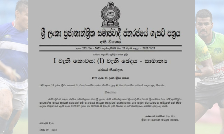 රග්බි අතුරු කමිටුවට ඉවතට