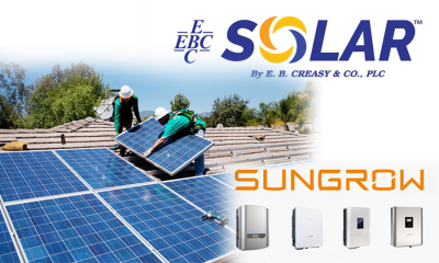 E.B. Creasy Solar  ශ්‍රී ලංකාවට SUNGROW සූර්ය බලශක්ති ඉන්වර්ටර් හඳුන්වා දෙයි