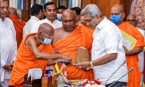 ජනපතිට බෞද්ධ උපදේශක සභාවේ ප්‍රසාදය (වීඩියෝ)