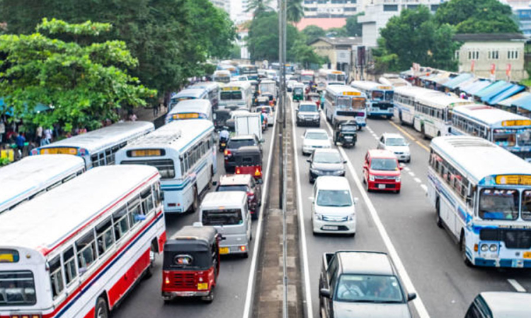 මාර්ග අවහිරතාවයක් ගැන දැනුම්දීමක්