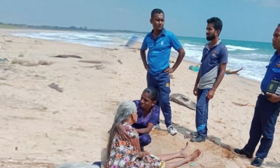 දියේ ගිලෙමින් සිටි කත බේරා ගැනේ