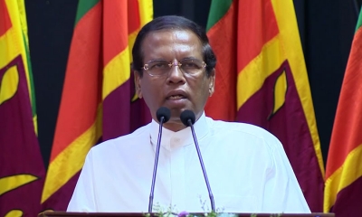 මත්ද්‍රව්‍ය විරෝධි සටනේ දී තමා තනි වී නොමැති බව ජනපති පවසයි (වීඩියෝ)