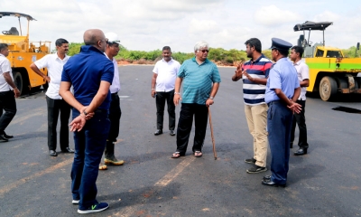 පලාලි සංවර්ධනය කටයුතු බලන්න අර්ජුන හදිසියේම ඇවිත්