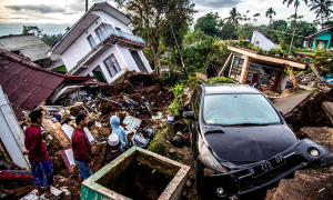 ජාවා භූ චලනයෙන් මරණ 162ක්