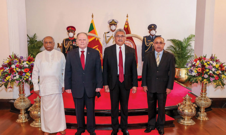 නව තානාපති සහ මහ කොමසාරිස් අක්තපත්‍ර භාරදෙති...