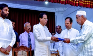 ජනාපති සයින්දුමර්දු සංචාරය: ත‍්‍රස්තවාදය ලොව ජයගෙන නැහෑ......එහි අරමුණුවලට ශ‍්‍රී ලාංකීය ජාතිය වෙන් කරන්න බැහැ