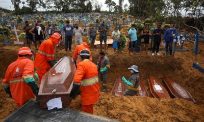 බ්‍රසීලයේ යළි ආසාදිතයින් 50,000 ඉක්මවයි