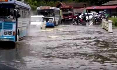 මාතර දිස්ත්‍රික්කයේ ගංවතුර බැස යමින් පවතියි