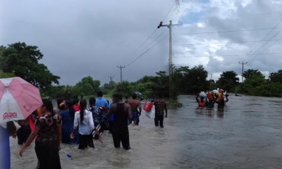 ගංවතුරෙන් මඩකලපුව පවුල් 3213ක් පීඩාවට