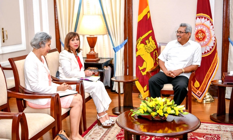 ජනපතිගේ &#039;තිරසර සංවර්ධන&#039; වැඩපිළිවෙළ ගැන හැනා සින්ගර්ගේ ප්‍රසාදය