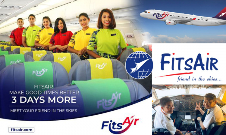 &#039;FitsAir&#039; මෙරට සිට මාලේ,ඩුබායි, ඉන්දියා ගුවන් ගමන් අරඹයි