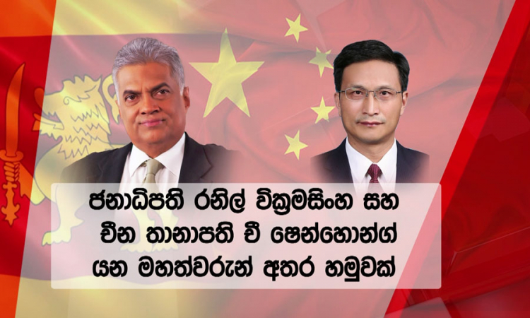 ජනාධිපතිතුමා සහ චීන තානාපති අතර හමුවක්...