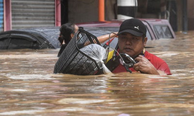 පිලිපීනයේ උග්‍ර ගංවතුර තත්වයක්.....