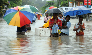 ගංවතුර අවදානම ඉදිරියටත්