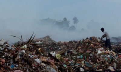 කරදියාන කුණු කන්දේ ගින්න මැඩපවත්වයි