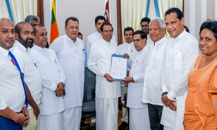 ජනපතිට SLFP මන්ත්‍රී කණ්ඩායමෙන් ඉල්ලීමක් සහිත සංදේශයක්