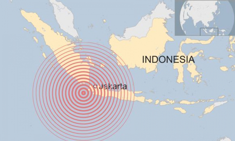 ඉන්දුනීසියාවේ රිච්ටර් මාපක 7.1ක භුකම්පනයක්